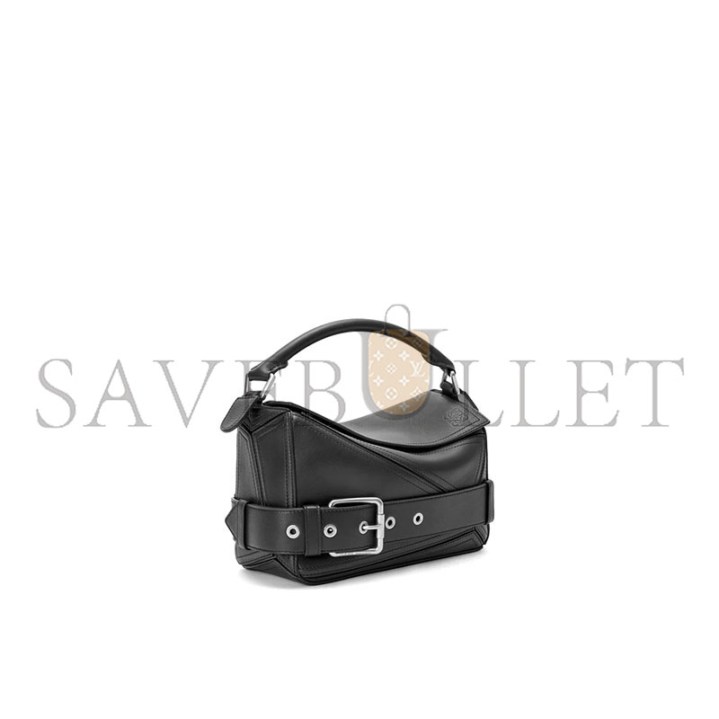 LOEWE SMALL PUZZLE BIKER BAG IN SHINY CALFSKIN A510S21XC7 (24*16.5*10.5cm)